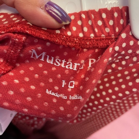 MUSTARD pie pants sz 10 - Picture 4 of 4